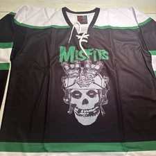 NWOT Misfits 138  Band Hockey Jersey Size Adult XL Danzig Horror Punk Rock 