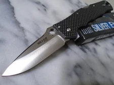 Cold Steel Silver Eye Lockback Pocket Knife S35VN Carbon Fiber Triad Lock 62QCFB
