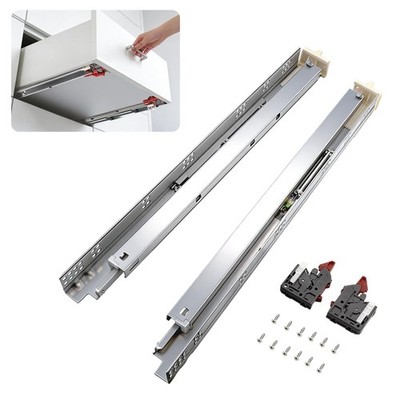 Knobonly 10 Pairs (20 Pcs) 21 Inch Undermount Drawer Slides, Soft Close Full ...