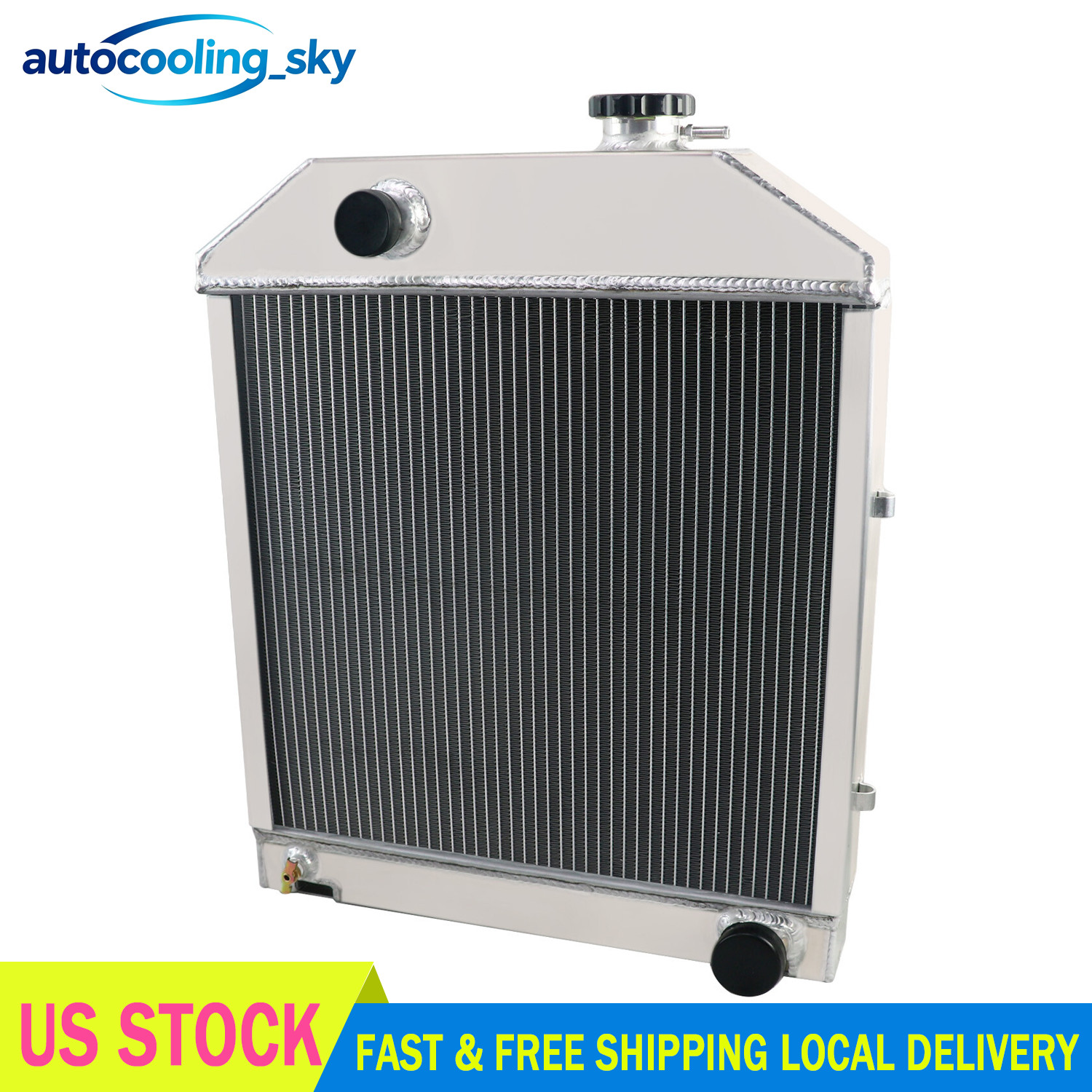 #C7NN8005H 3-ROW RADIATOR FIT TRACTOR FORD NEW HOLLAND 2000 2600 3000 3600 4450