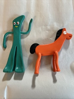 Gumbitty - GUMBY AND POKEY figures - by Jesco - Superflex - Prema Toy CO.