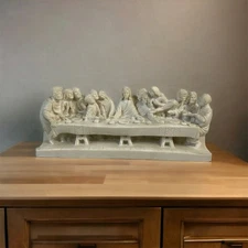 Jesus The Last Supper Artmark Figurine Vintage 1980’s Religion Made In Italy 