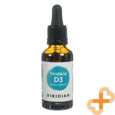 Viridian Viridkid Vitamin D Liquid D3 400IU 30 ML Orange Geschmack Kinder