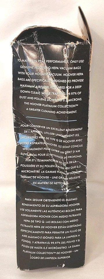 Bolsas para aspiradora Hoover Platinum Collection Q HEPA, paquete de 2, AH10000 Foto 4 de 4