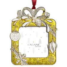 Christmas Tree Ornaments   Decorative Hanging 2025 Holiday Keepsake Gold 2025 