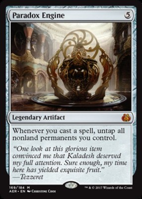MTG Paradox Engine - Foil, Light Play, English Aether Revolt