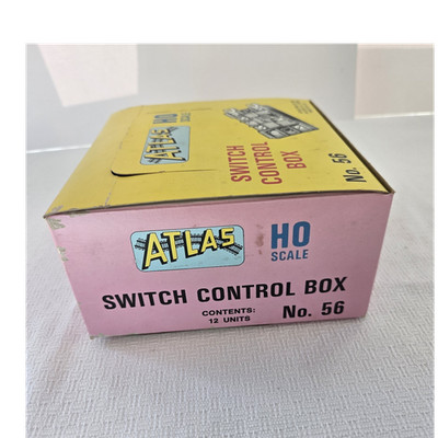 Atlas HO Switch Control Box No. 56, 12 Units, Made in USA, Multicolor, AC