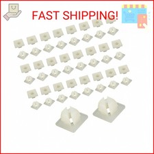 VCYOPN 50 PCS License Plate Nylon Screw Inserts, Sturdy Nylon Car Front Back L