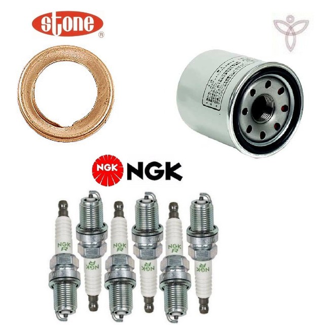Tune Up KIT Plugs Oil Filter Gasket for Nissan Murano V6; 3.5L 2009