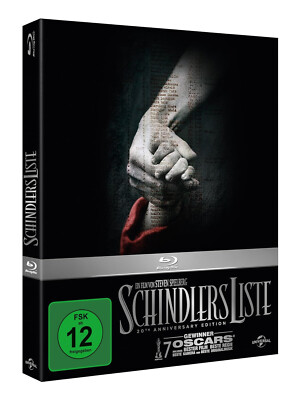 Schindlers Liste - 20th Anniversary Edition - Steven Spielberg, 2x Blu-ray, rar!