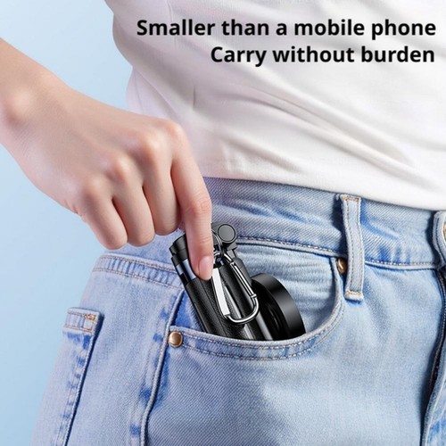 Mini Selfie Stick Handle Tripod Phone Stand Shooting Live Travel Portable 4GS1 - Photo 12 sur 18
