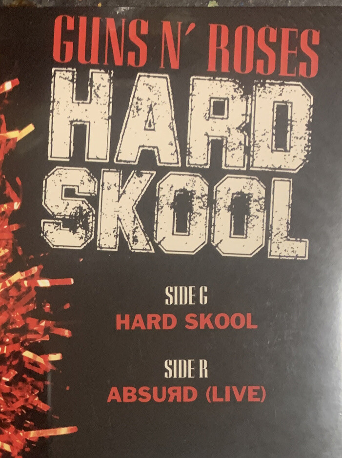 ガンズ・アンド・ローゼズHard Skool限定版 7” レコード