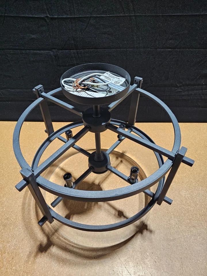 Generation Lighting Ethan 4 luces 17" ancho semi-enjuagado tambor accesorio de techo Foto 2 de 4