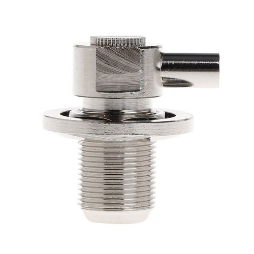 SO239 UHF Female Right Angle RF Connector For RG58 RG142 LMR195 Coaxial Cable - Zdjęcie 4 z 8