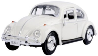 VW Volkswagen Käfer / Beetle - 007 James Bond - 1966 - white - MotorMax 1:24