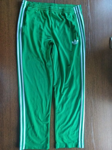 Adidas Originals mens Green Firebird Tracksuit Track Pants Trousers Rare size L - Picture 13 of 13