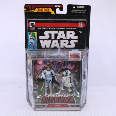 E2 Star Wars Action Figure Comic Pack Luke Skywalker R2-D2 #4 Dark Horse