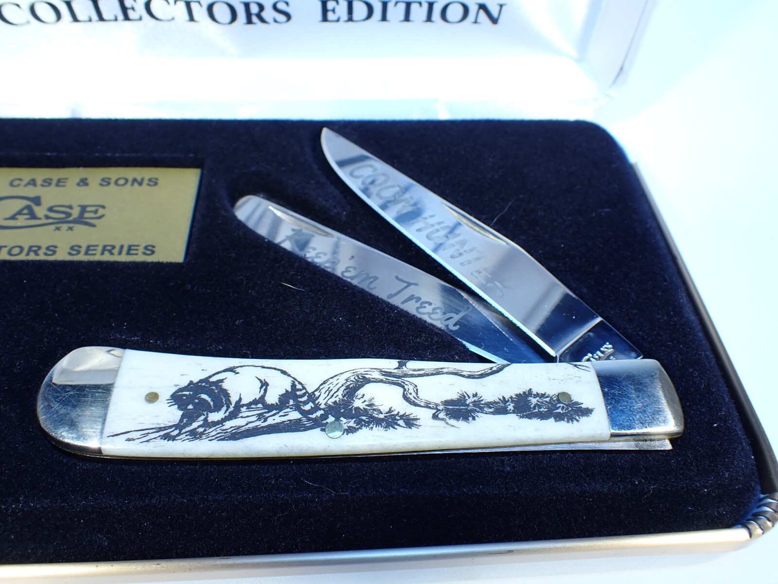 CaseXX COON HUNTER pocket knife NOS in display case eBay