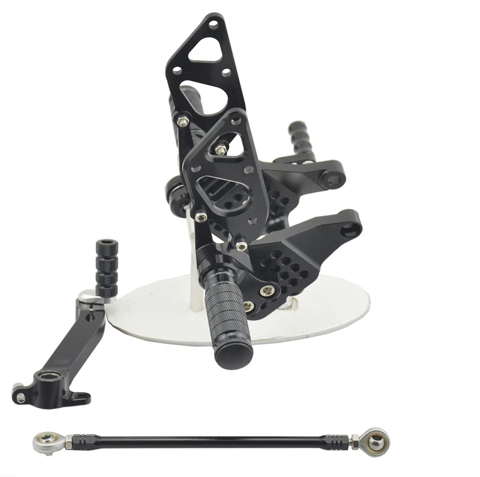 Black CNC Rearset Footpegs Brake Shift Pedal For Ducati 749/999/R/S 2003-2006 - Image 3 of 4