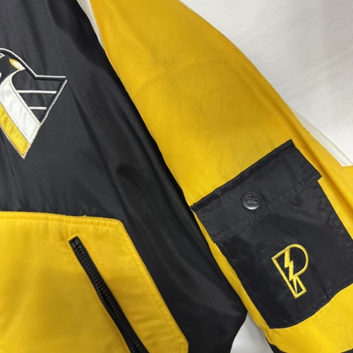 90s Pittsburgh Penguins NHL Pro Player Jacket Size XL - Picture 4 of 13