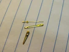 NOS Bulova Accutron 214 218 140 142 143 Watch Hands GDAP Trit Gold Tone
