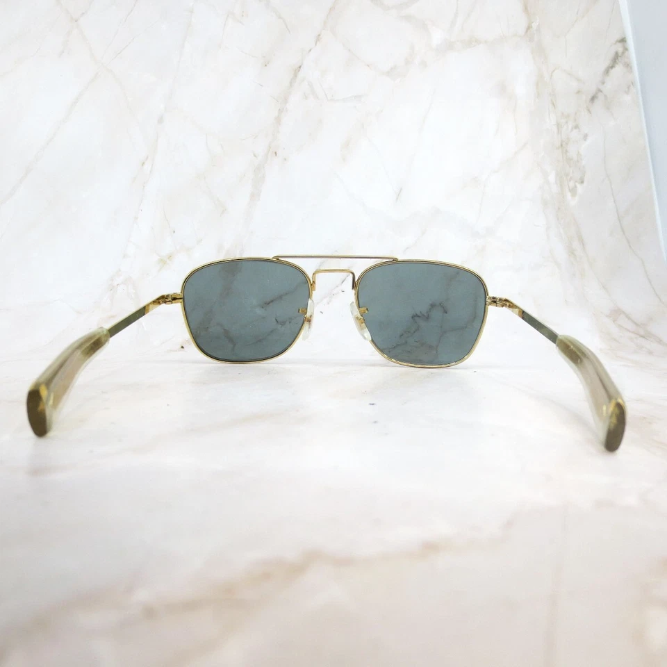 Óculos de sol Bushnell armação unissex adulto ouro polido metal aro completo quadrado - Imagem 4 de 4