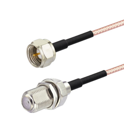 DVB-T2 ATSC Digital TV HDTV Antenna Cable F Type Male to Female Cable 20 feet