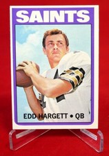 Edd Hargett TOPPS Football Card 1972 #191 NFL Near Mint