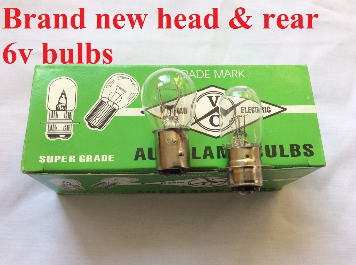 For Honda Brake Stop Taillight Light Bulb 6v 6 Volt CT70 SS50 S65 SL70 XL70 - Foto 3