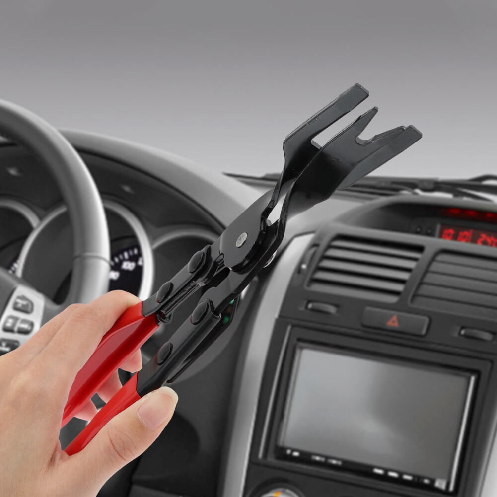 2pcs Door Panel Puller Trim Clip Removal Plier Rivet Pry Fastener Car Upholstery eBay