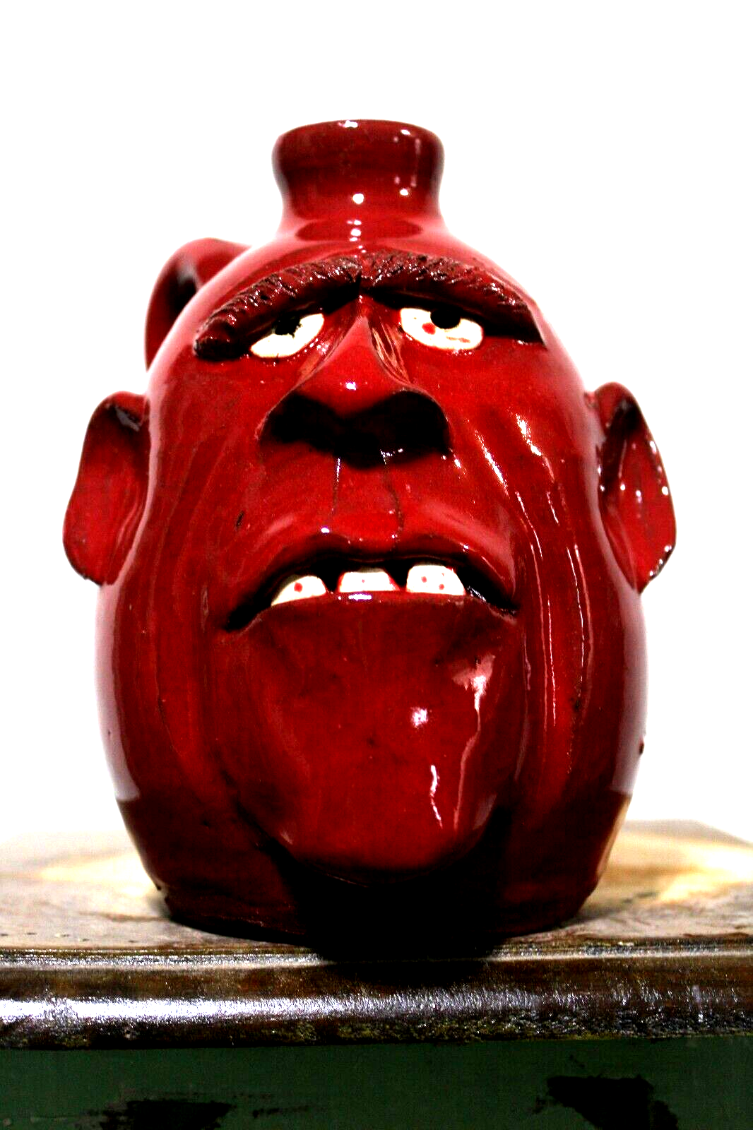 dal burtchaell JUNIOR face jug, pottery, folk art ( 8'' t x 5'' w) eBay