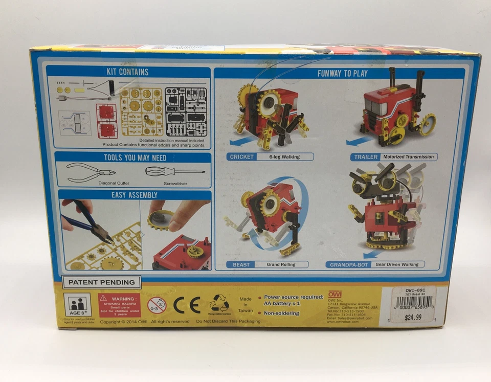 OWI EM4 Educational DIY Motorized Robotics Kit For Beginner Students Robotikits - Image 2 of 4