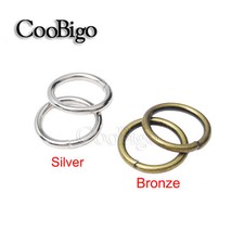 1/2"Dia. Metal Non Welded O Ring for Connection Handbag Belt Dog Collar Strap