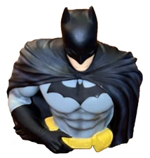 DC BATMAN~ 7-1/2 X 6" HARD VINYL COIN BANK~ MONOGRAM INTERNATIONAL