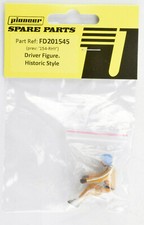 Pioneer 1/32 Slot Car Blue Helmet Yellow Suit Historic Driver Figure FD201545