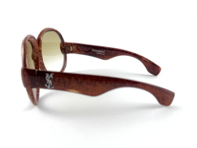 VINTAGE YVES SAINT LAURENT 543 JASPE BROWN GRADIENT LENSES 1970