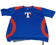 Texas Rangers Dynasty Baseball MLB Large (42-44) Polyester Shirt