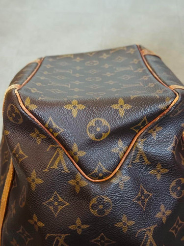 Louis Vuitton Sac Shopping M51108 Tote Bag Shoulder Monogram Canvas Used Japan - Picture 3 of 11