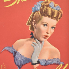 1947 The Shocking Miss Pilgrim Magazine Ad Betty Grable Dick Haymes Anne Revere