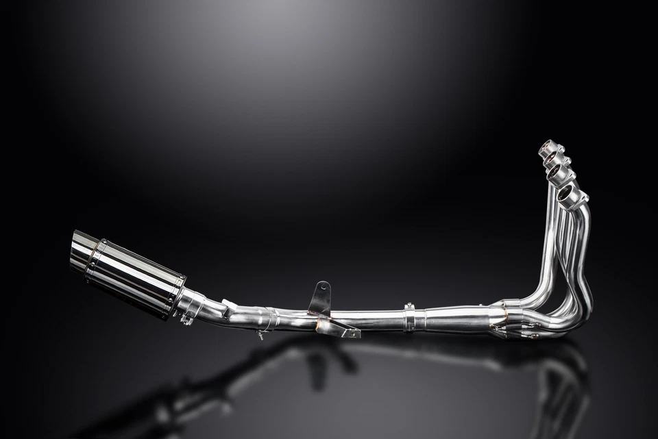 Suzuki GSX-S1000 2016-2024 Complete Exhaust 4-1 8" Round Stainless Muffler - Image 2 of 4