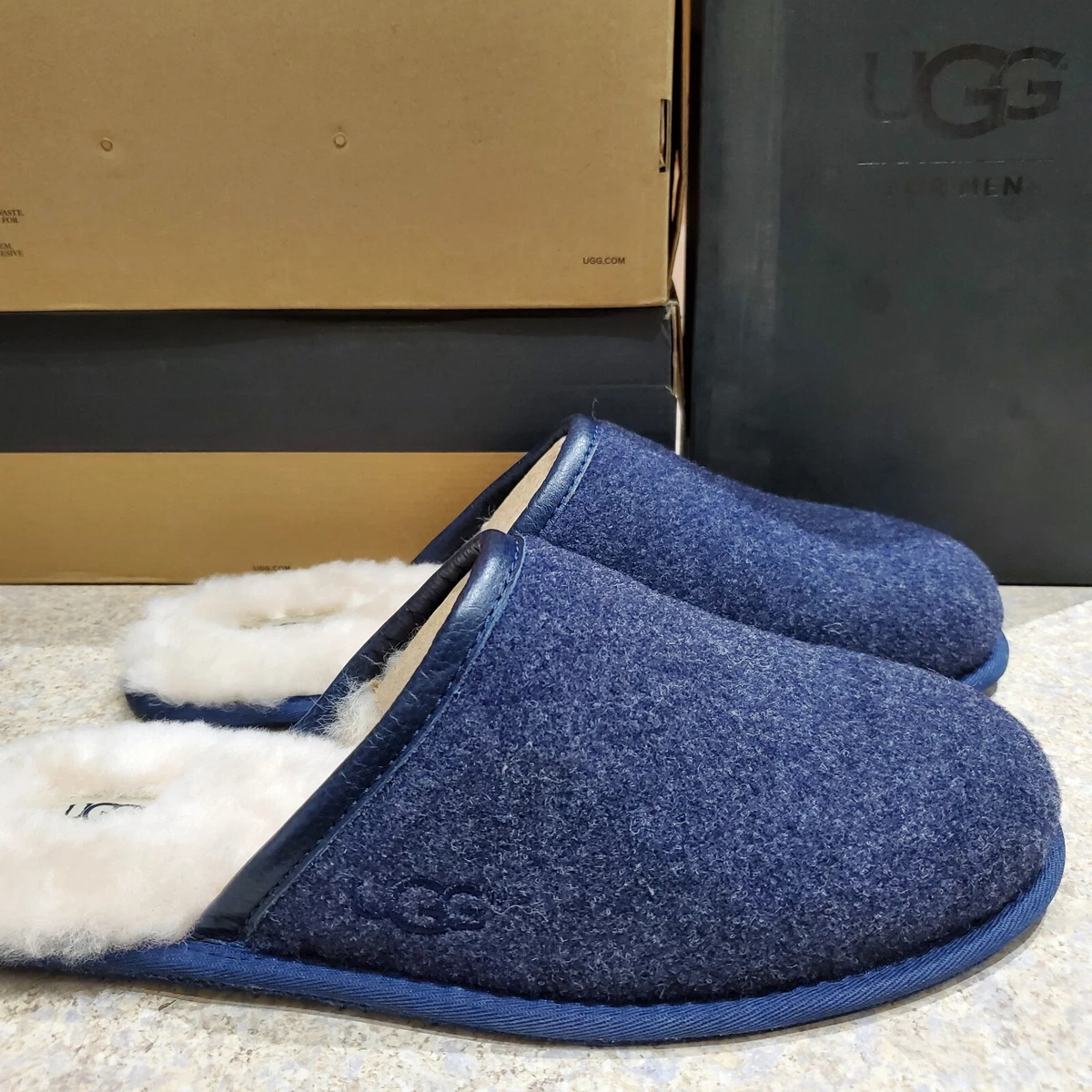 Discover more than 151 mens navy ugg slippers super hot noithatsi.vn