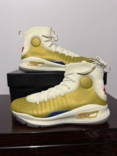 Under Armour Curry 4 Retro Champions Mindset 1298306-301 Men's Size 11.5 Gold