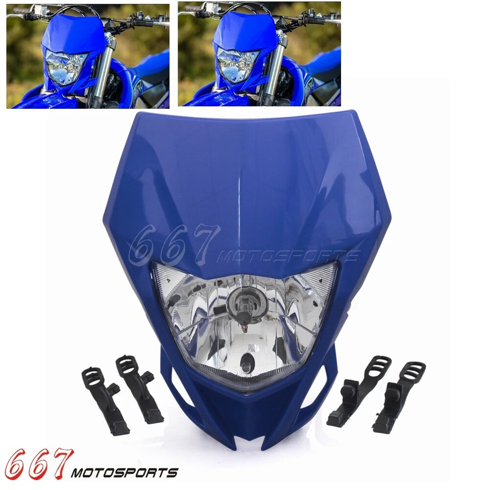 Faro de motocross para Yamaha WR250F WRF YZ YZF TTR 110 125 225 230 250 426 450 Foto 2 de 4