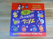 Vintage McDonald’s Tamagotchi Toyz Happy Meal Translite Sign