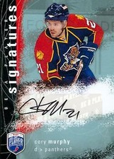 Cory Murphy autographed Hockey Card 2008 UD Be a Player Signatures #S-MY