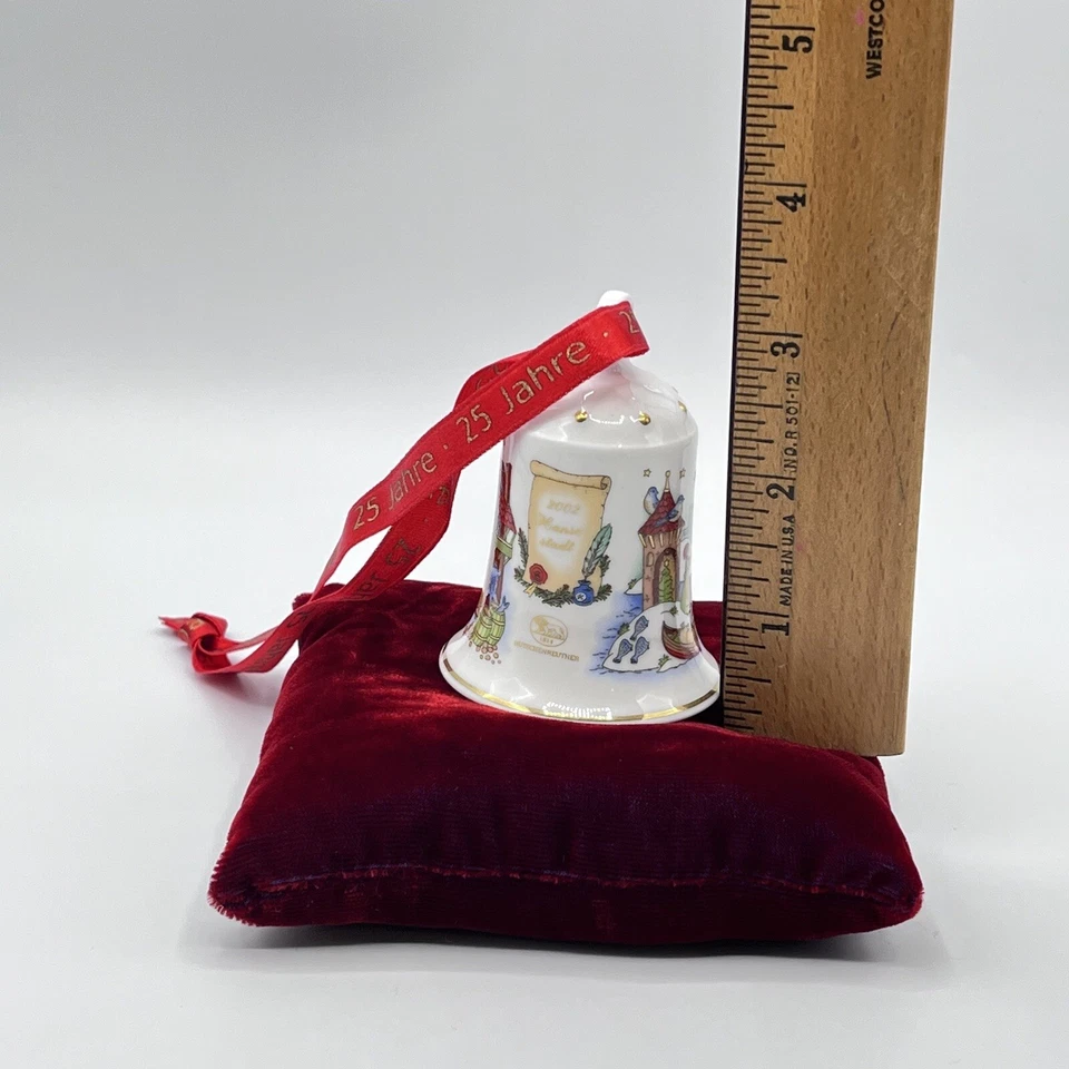 Ornamento Hutschenreuther 2002 “Ciudad Hanseatica” Campana Edición Limitada Ole Winther N Foto 4 de 4