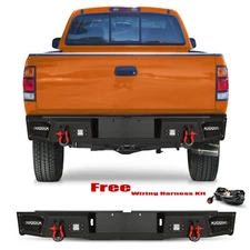 YEEGO For 2000-2006 Toyota Tundra New Steel Rear Bumper With LED Lights&D-Rings