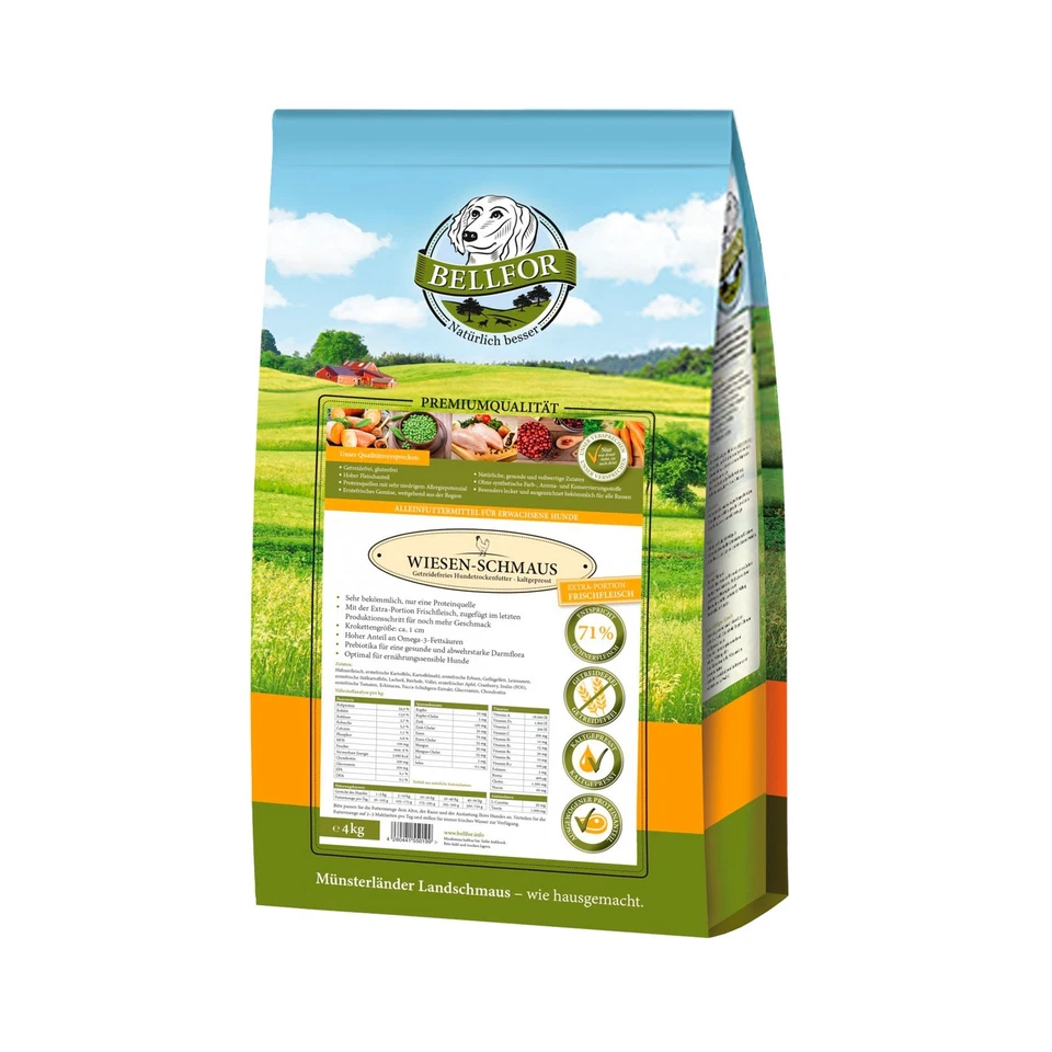 Bellfor Hundefutter Trocken Hunde Snack Gelenke & Knochen & Pulver Sparpaket 3x - Bild 3 von 4