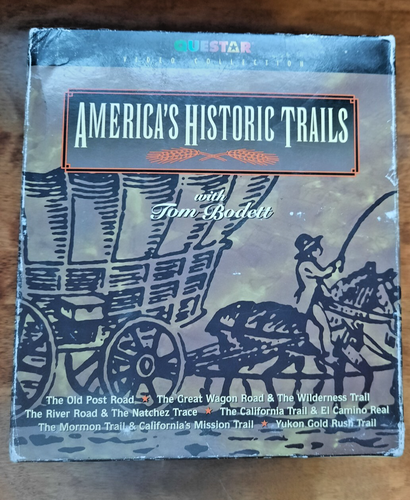 2000 QUESTAR VIDEO AMERICA'S HISTORIC TRAILS W\ TOM BODETT SET OF 5 VHS TAPES - Imagen 2 de 9
