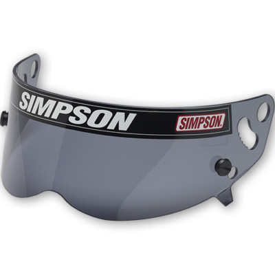 Simpson Racing Helmet Replacement Shields - Smoke - Super Bandit, Drag Bandit